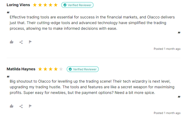 Real Olacco.com reviews